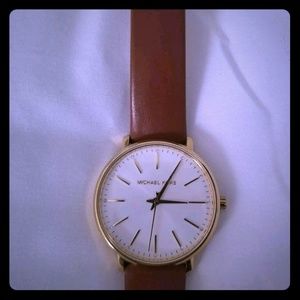 Michael Kors genuine leather watch